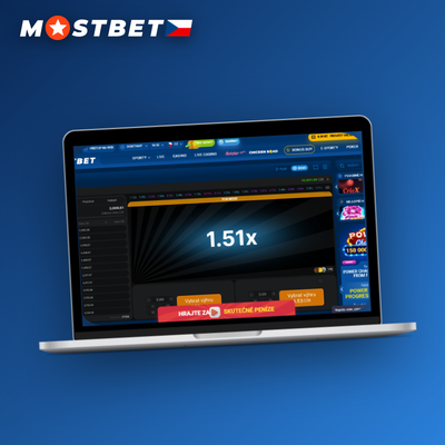 Hra Aviator s rostoucím multiplikátorem spuštěná v Mostbet app na mobilu
