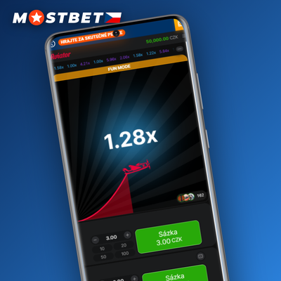 Ikona funkce auto-bet v Mostbet Aviator pro opakované sázení bez zásahu hráče