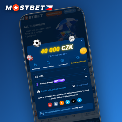 Registrace přes e-mail na Mostbet zaručí plnou kontrolu nad přihlašovacími údaji