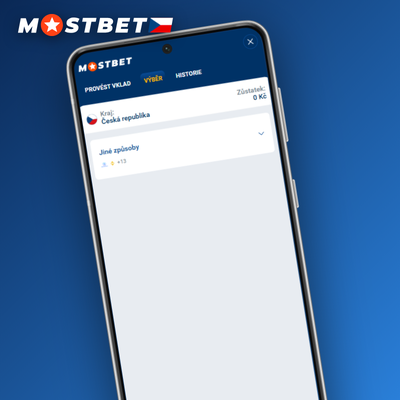 Bankovní převod CZK jako spolehlivá metoda výběru výher na Mostbet